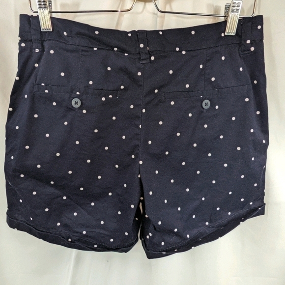 LOGG Black & White Cuffed Polka Dot Shorts Sz 10 - Picture 2 of 7